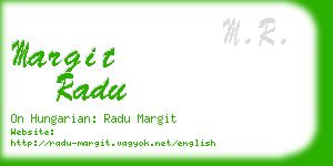 margit radu business card
